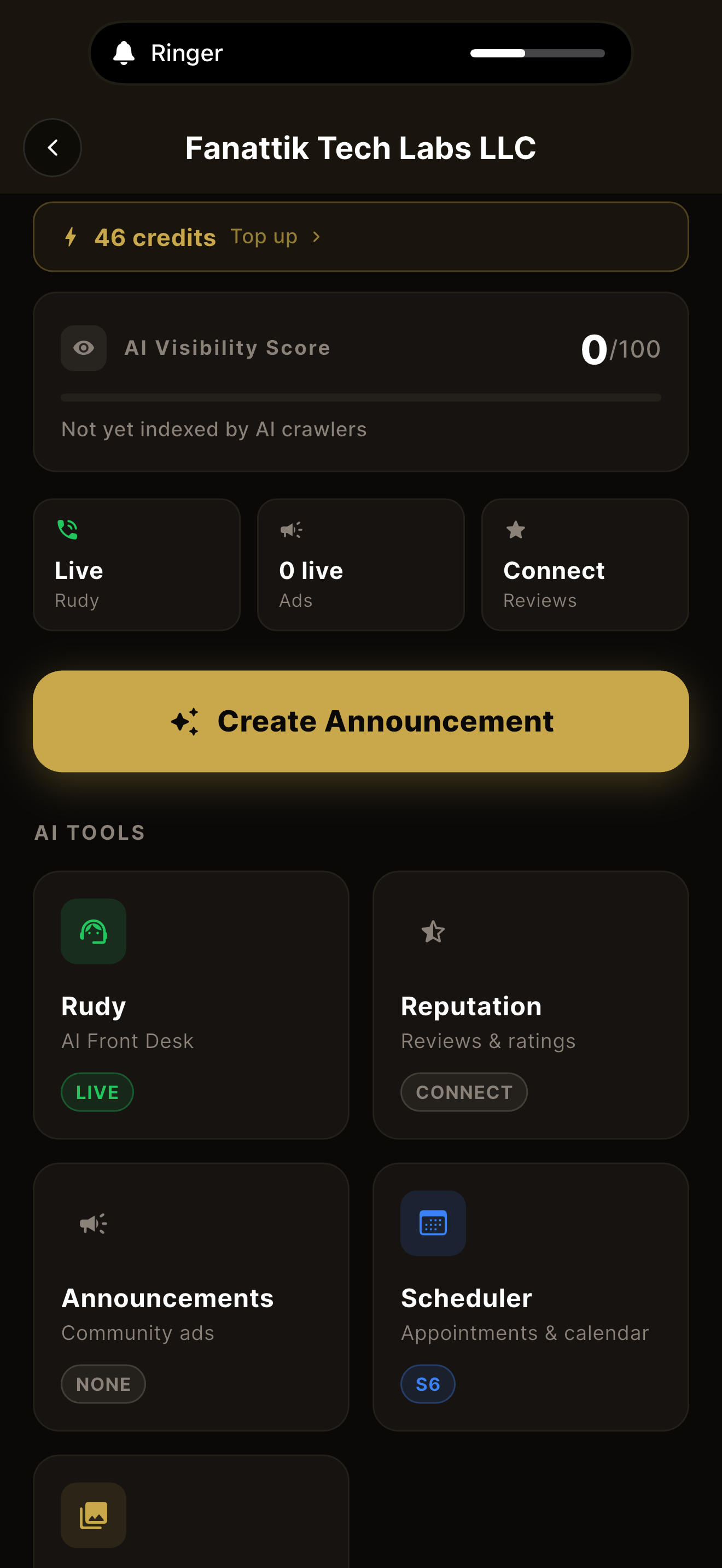 Billow — Business Dashboard